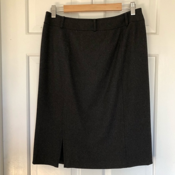 Grace DaneLewis • Charcoal Wool blend pencil skirt - Picture 4 of 4